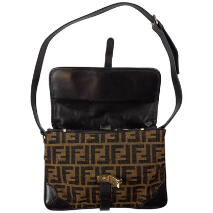 Vintage Fendi Monogram Cross Body Bag