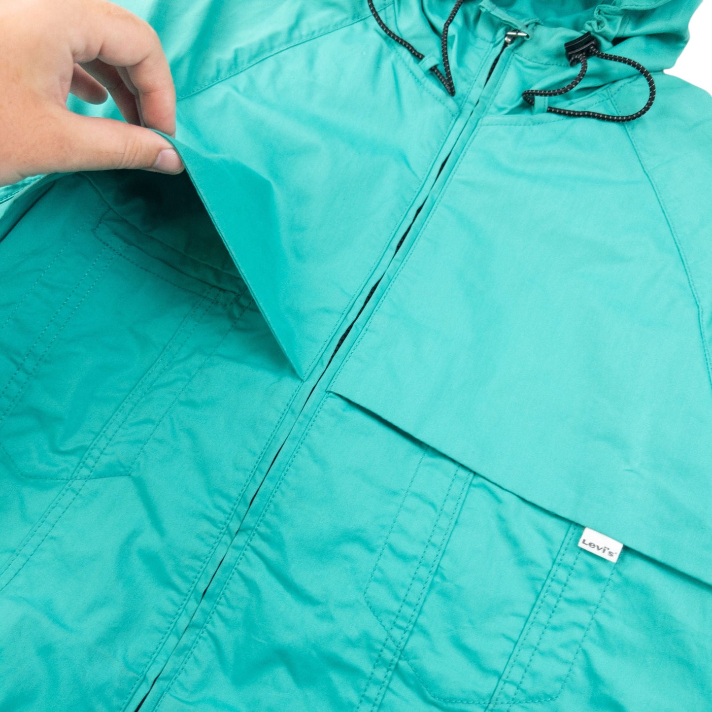 Vintage Levi's Packable Zip Up Jacket Size S | Small, Blue