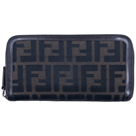 Vintage 2000s Fendi Monogram Purse | O/S, Black