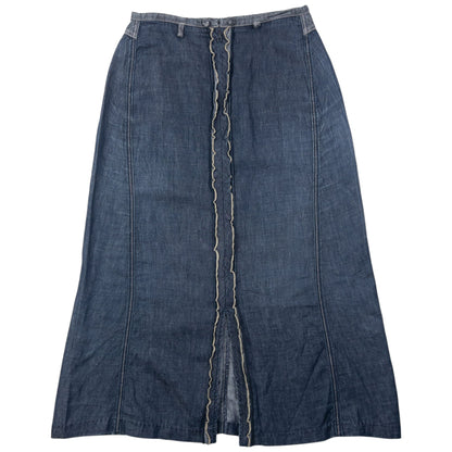 Vintage 2000s Marithe + Francois Girbaud Denim Skirt Womens Size W28
