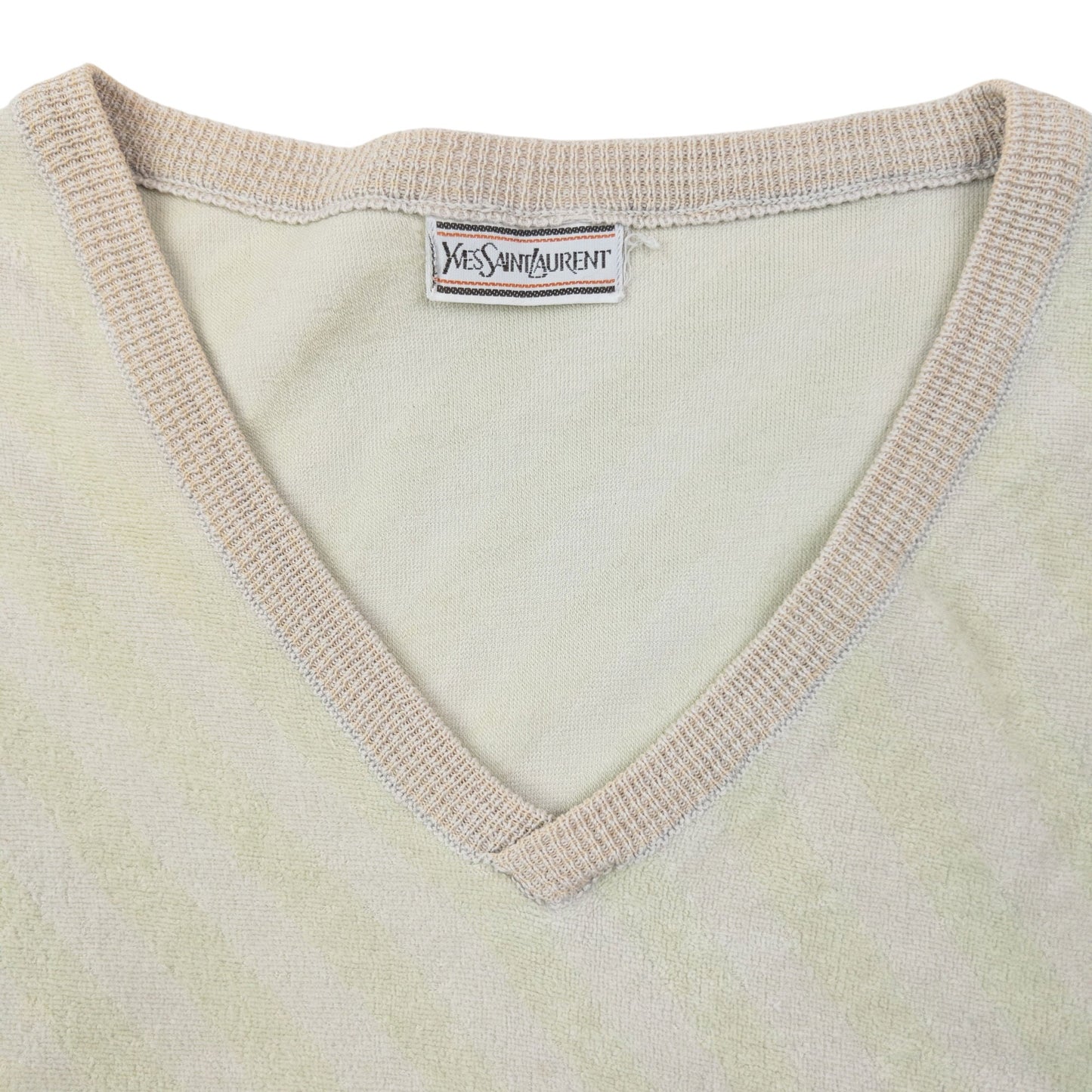 Vintage 80s YSL Yves Saint Laurent Striped Jumper Womens Size M | Medium, Multicoloured
