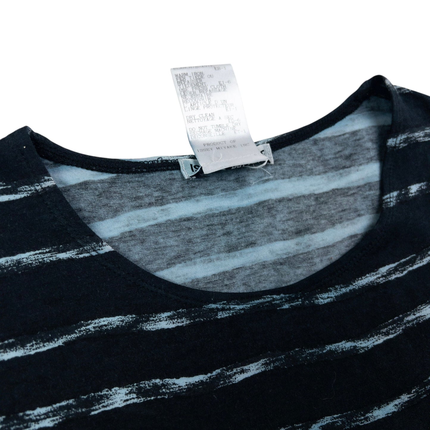 Vintage Issey Miyake Striped T Shirt Womens Size S