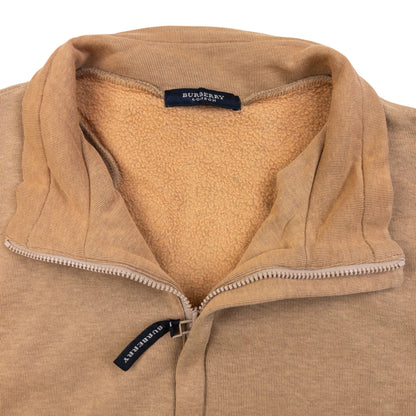 Vintage 2000s Burberry Q Zip Sweatshirt Size XS | XS, Beige