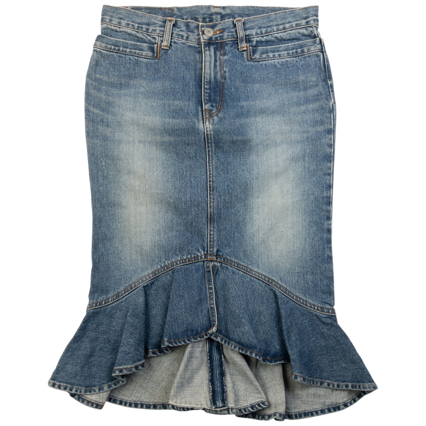Vintage 2000s Hysteric Glamour Kinky Jeans Denim Skirt Womens Size W28 | W28, Blue