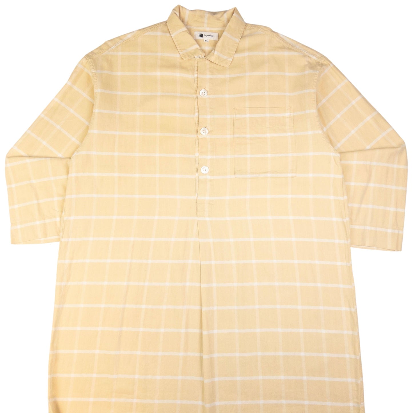 Vintage Issey Miyake Checkered Nightwear Dress Womens Size XL