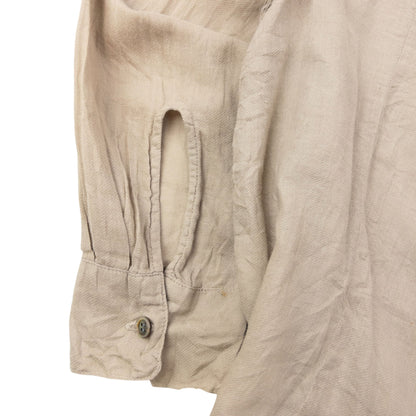 Vintage 90s Plantation By Issey Miyake Blouse Shirt Womens Size S | Small, Beige