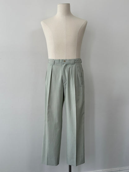 Italian Vintage 1990s High Waisted Pleated Trousers - W30