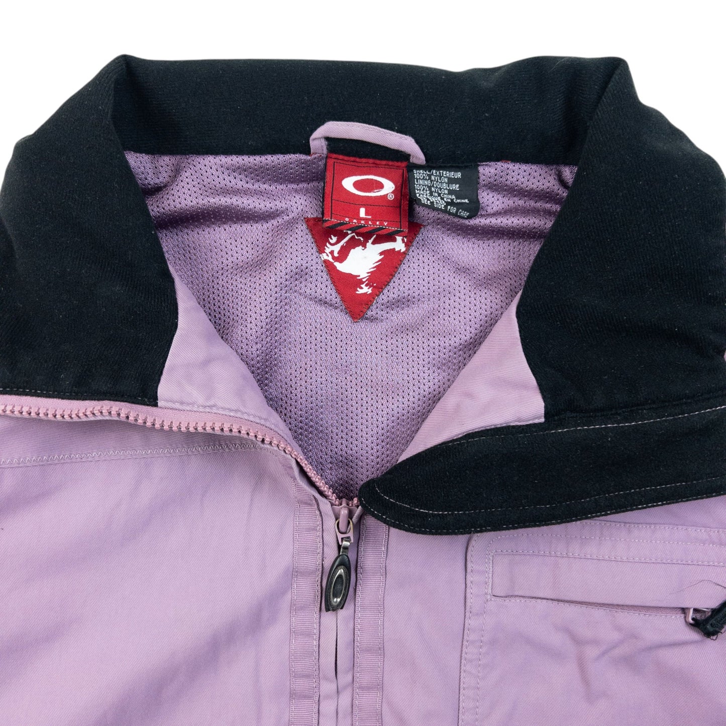 Vintage 90s Oakley Zip Up Snowboarding Jacket Womens Size L | Large, Purple