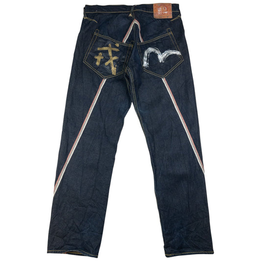 Vintage Evisu Gull Symbol Japanese Denim Jeans Size W33