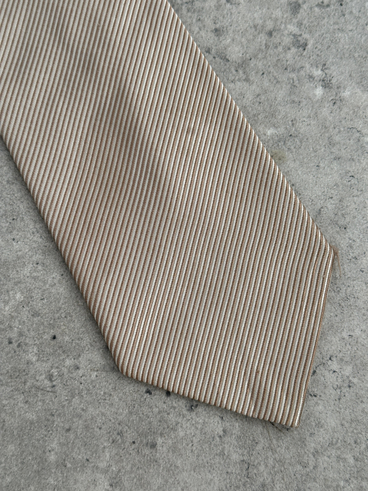 Vintage 2000s Diagonal Stripe Logo Tie