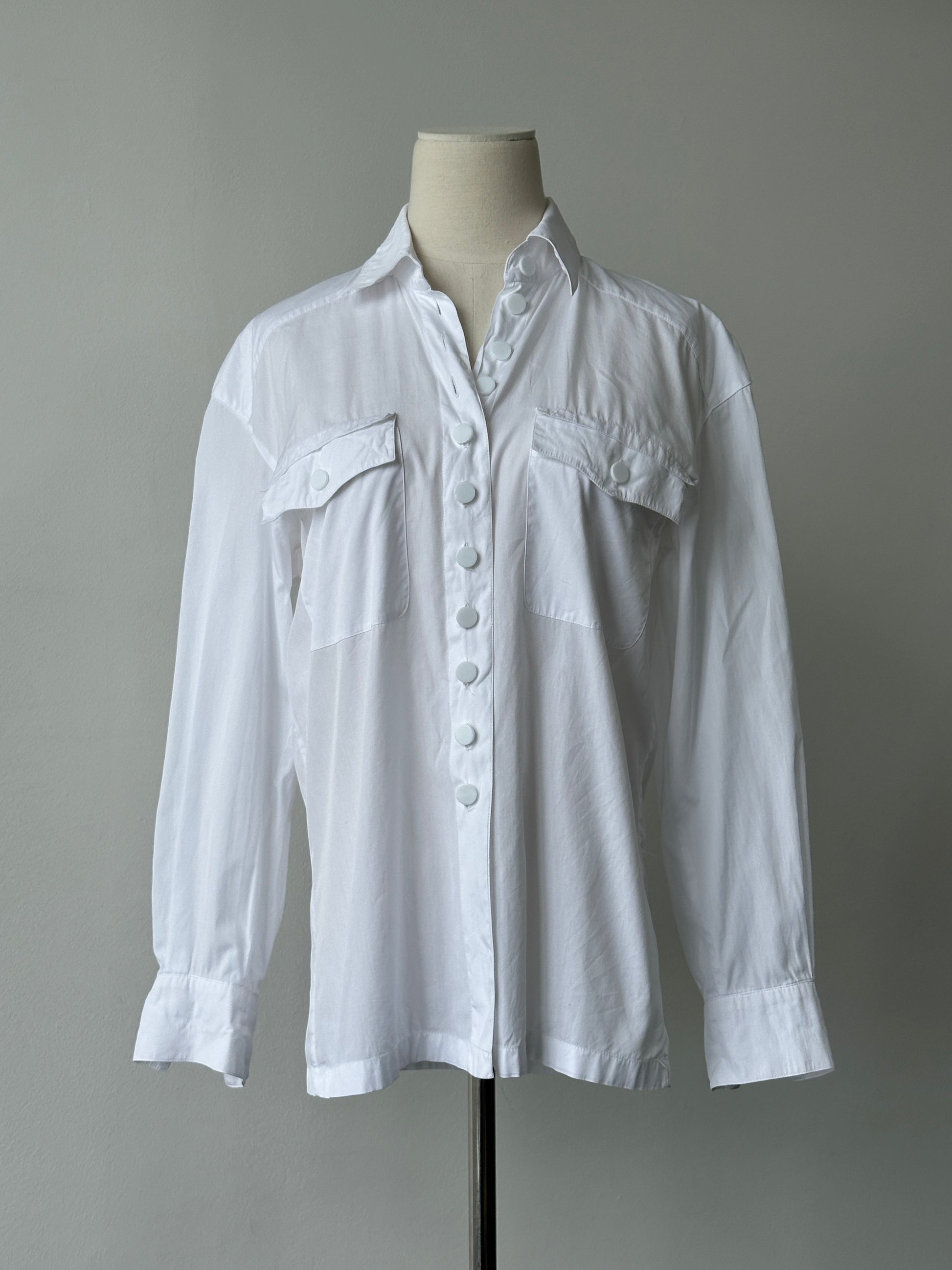 Escada By Margaretha Ley 1990s Pure Cotton Shirt - S
