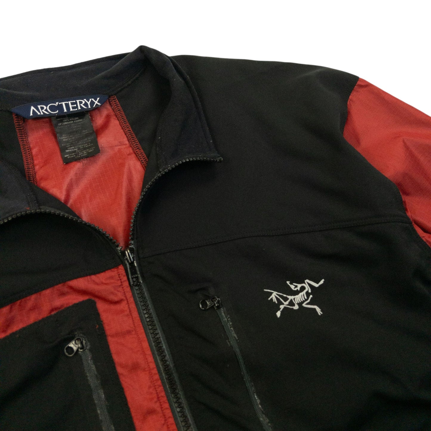 Vintage 2001 Arcteryx Tau Lightweight Zip Up Jacket Size XL | XL, Red