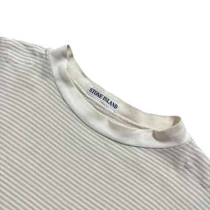 Stone Island 80's Marina Striped T-Shirt | Medium, Red