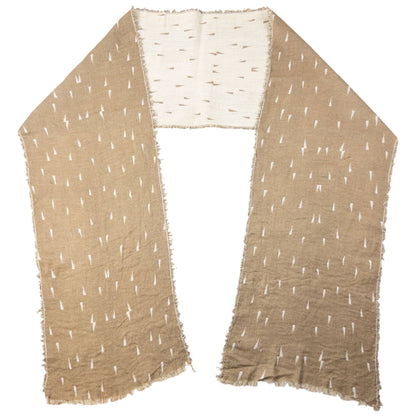 Vintage 80s Issey Miyake Pattern Scarf | O/S, Beige