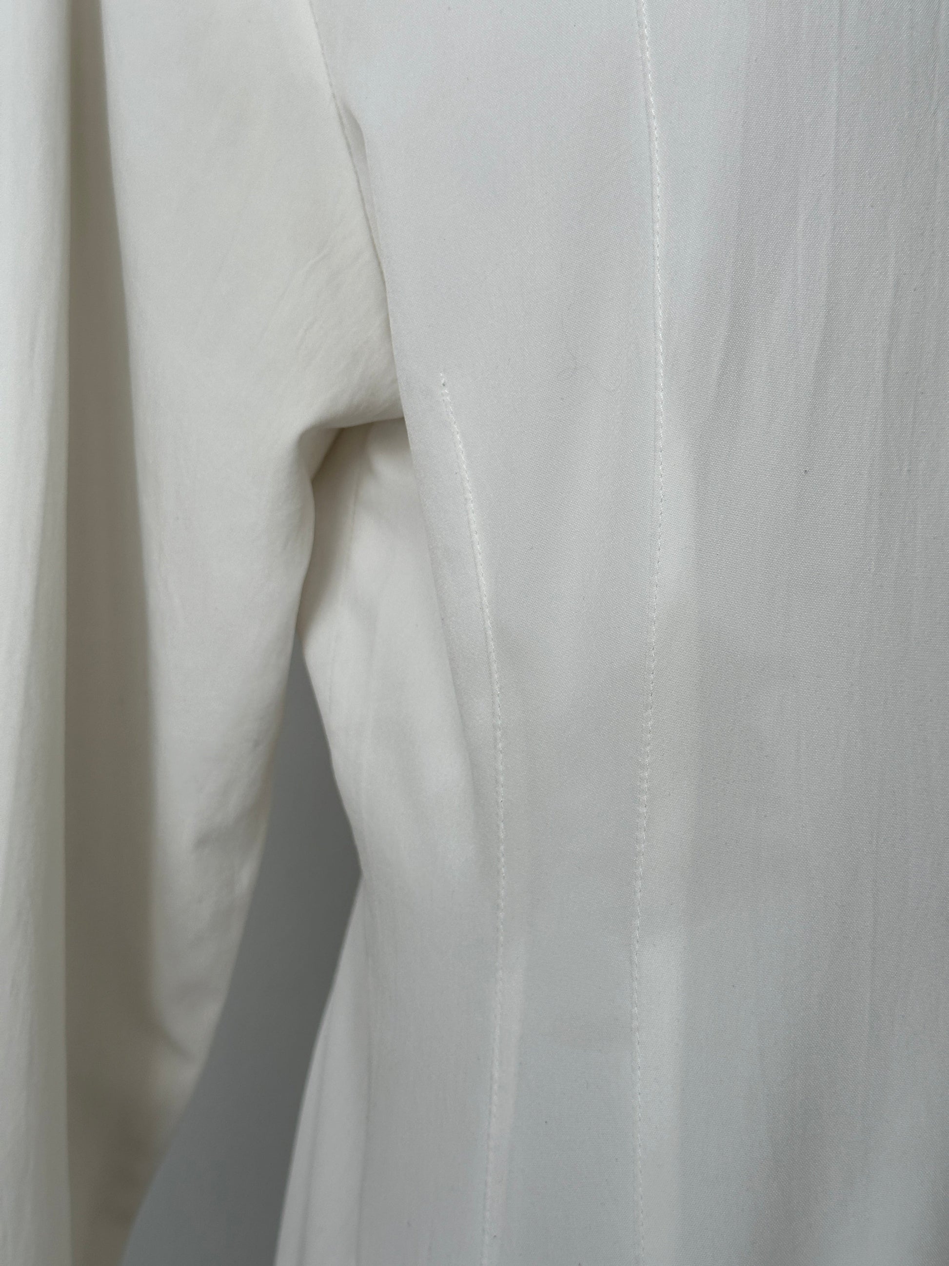 Vintage 1990s High Neck Minimal Shirt - S-M