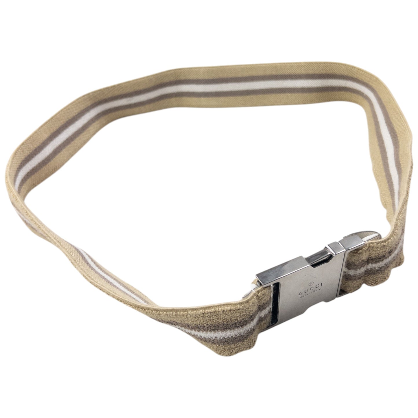 Vintage Gucci Striped Elastic Belt Size W34