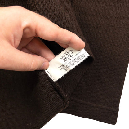 Vintage Armani Jeans Q Zip Knit Jumper Size S