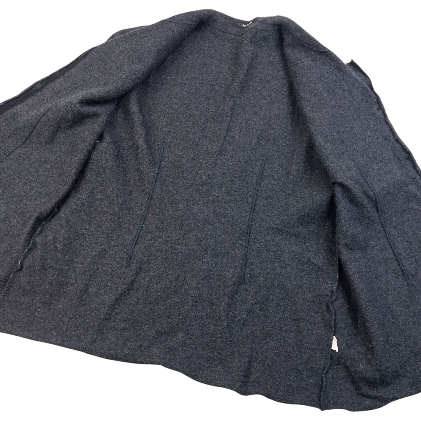 Vintage 90s Yohji Yamamoto Button Up Wool Jacket Womens Size M | Medium, Grey
