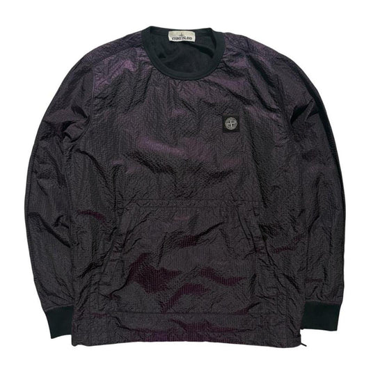 Stone Island Poly Fram Nylon Pullover | Medium, Purple