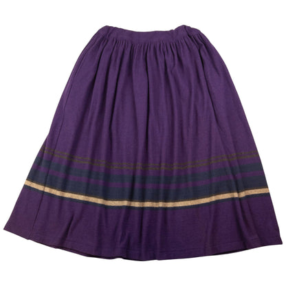 Vintage Yohji Yamamoto Wool Midi Skirt Womens Size W34