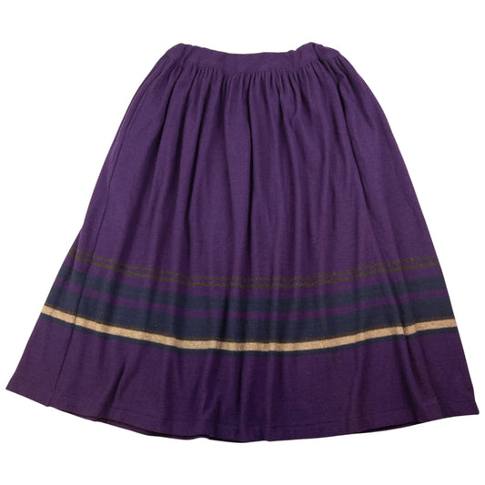 Vintage Yohji Yamamoto Wool Midi Skirt Womens Size W34