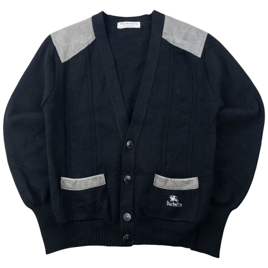 Vintage 80s Burberry Wool Cardigan Size S | Small, Multicoloured
