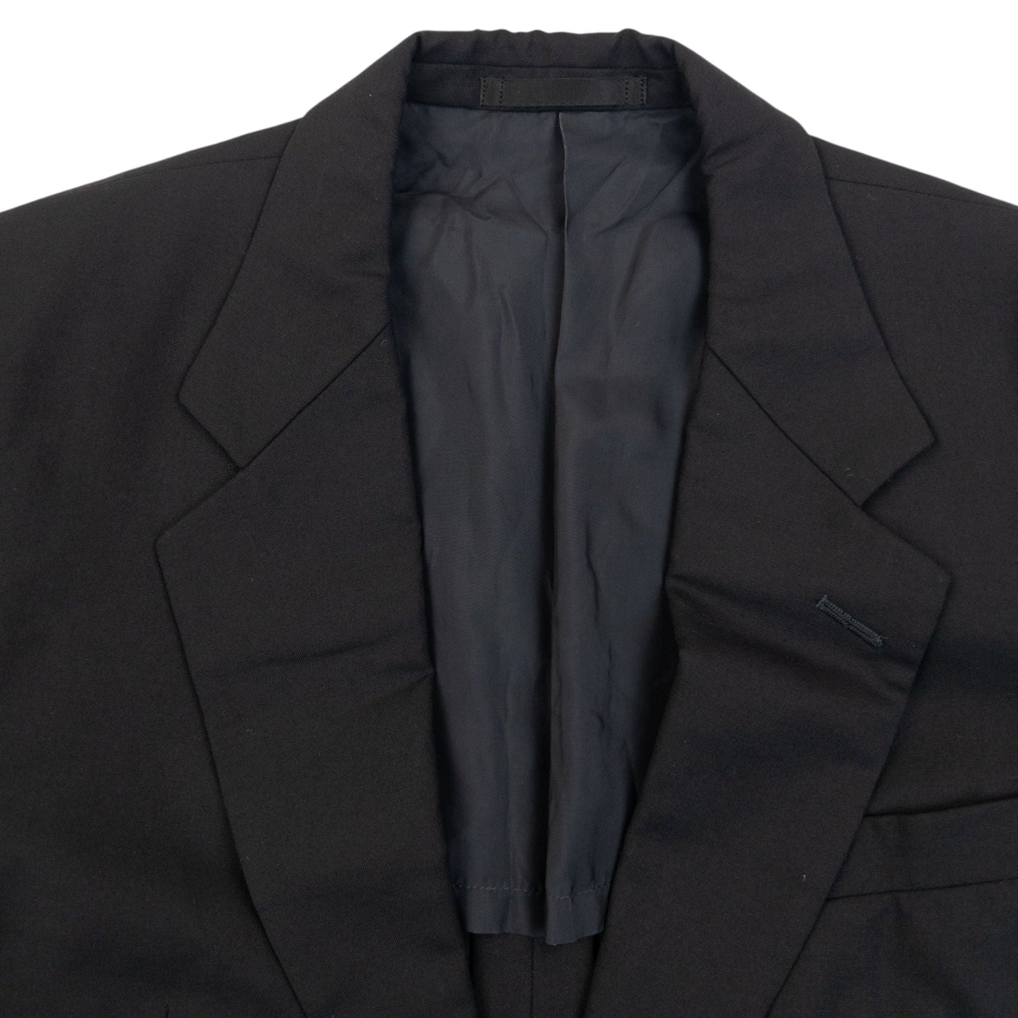 Vintage 2000s Issey Miyake MEN Wool Blazer Jacket Size M | Medium, Black