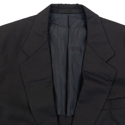 Vintage 2000s Issey Miyake MEN Wool Blazer Jacket Size M | Medium, Black
