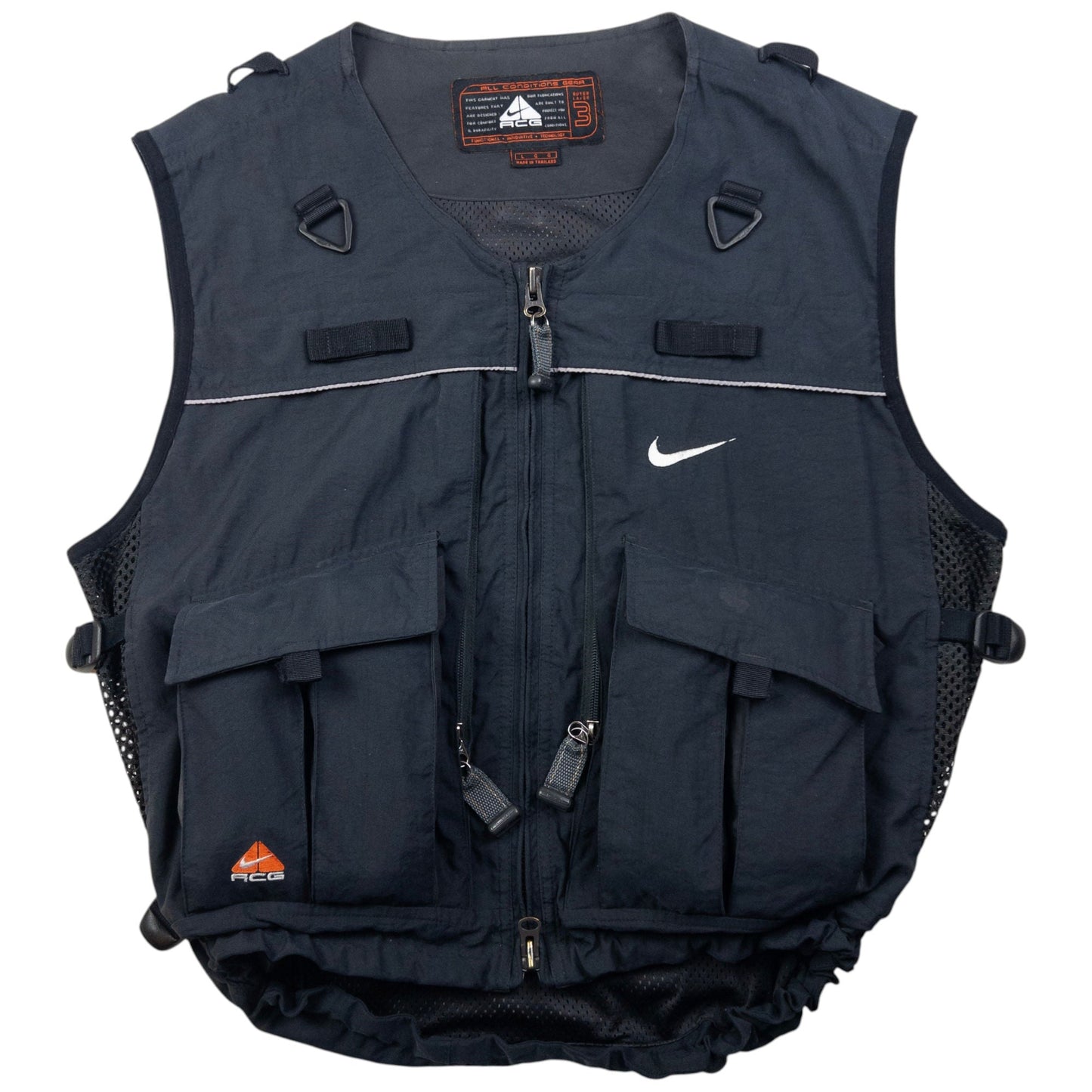 Vintage Nike ACG Cargo Vest Gilet Size L