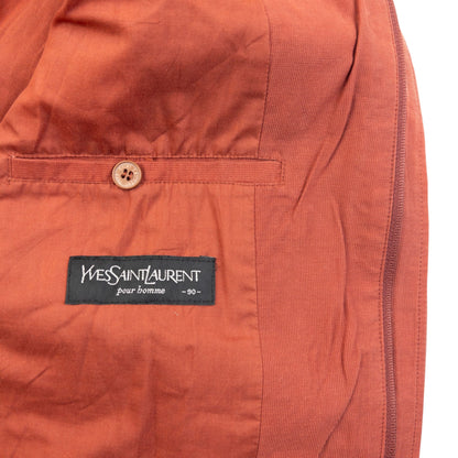 Vintage 90s YSL Yves Saint Laurent Harrington Jacket Size XS | XS, Red