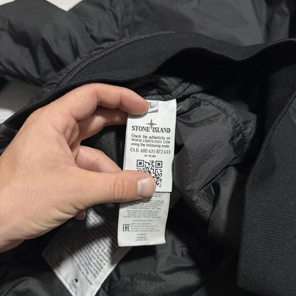 Stone Island Garment Dyed Crinkle Reps Jacket | Large, Black