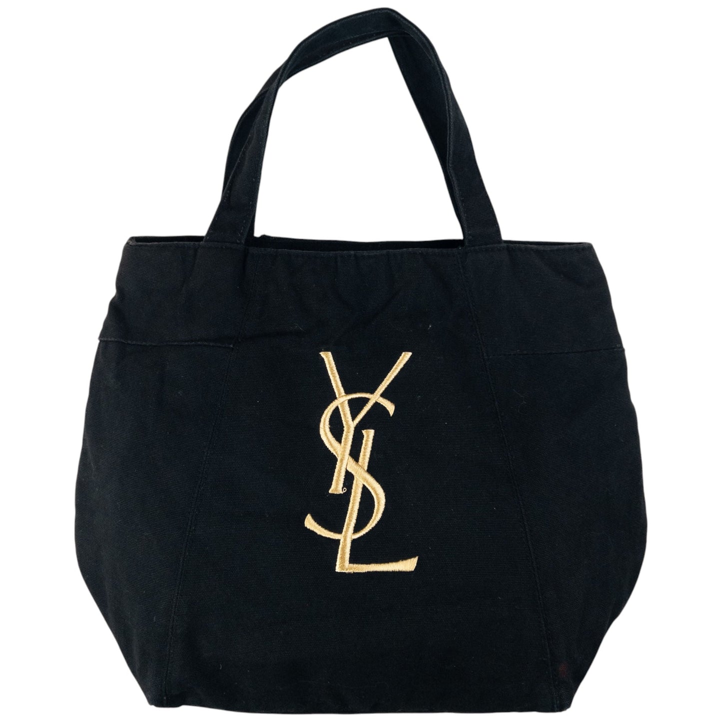 Vintage YSL Yves Saint Laurent Embroidered Tote Shoulder Bag