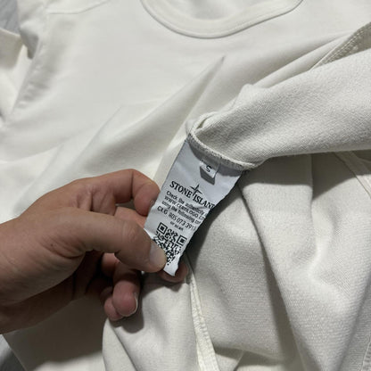 Stone Island Ghost Pullover Crewneck | Small, Off-White