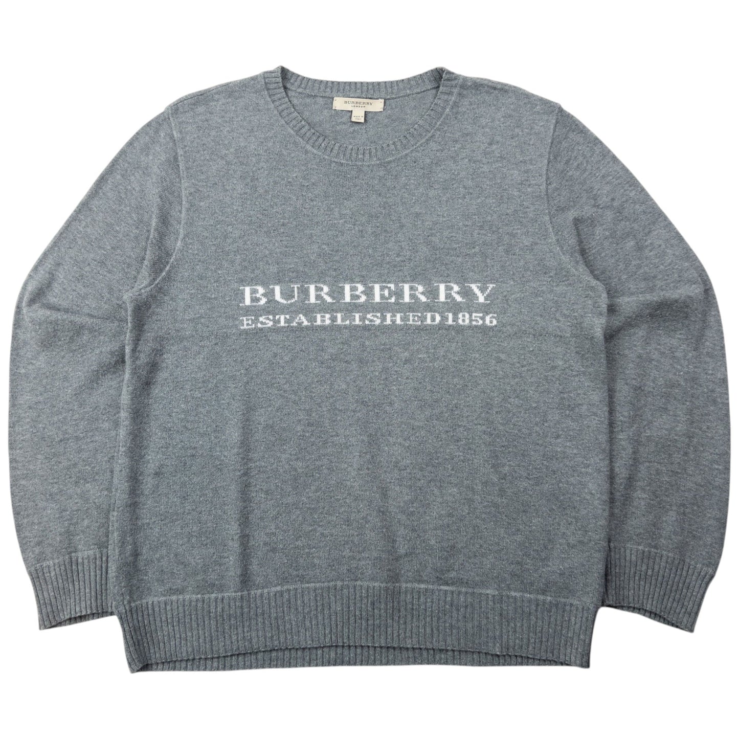 Vintage 2000s Burberry Lightweight Jumper Womens Size M | Medium, Grey