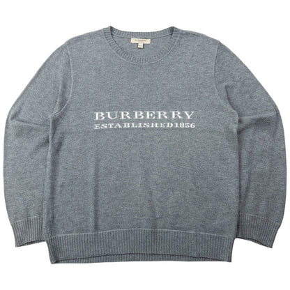 Vintage 2000s Burberry Lightweight Jumper Womens Size M | Medium, Grey