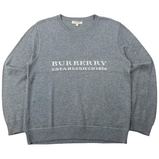 Vintage 2000s Burberry Lightweight Jumper Womens Size M | Medium, Grey