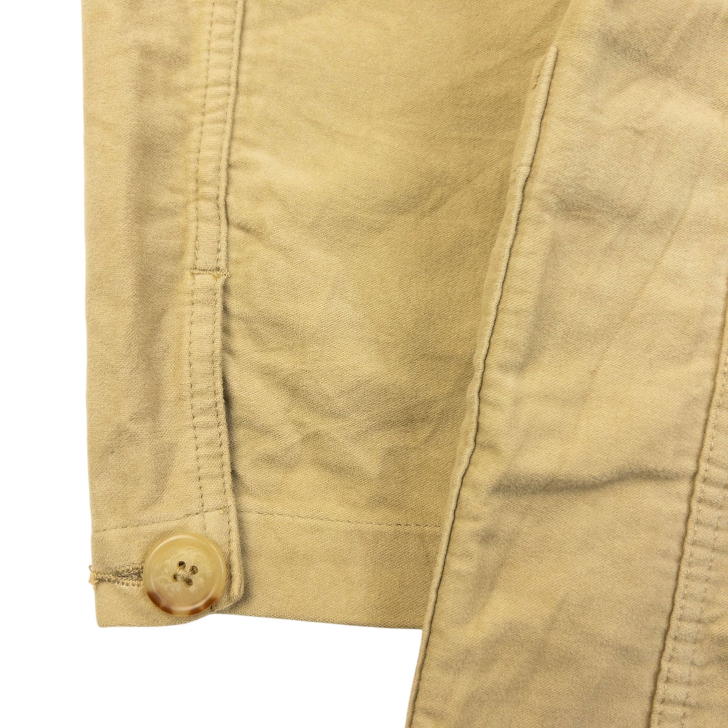 Vintage 90s Polo Ralph Lauren Button Up Jacket Size M | Medium, Beige