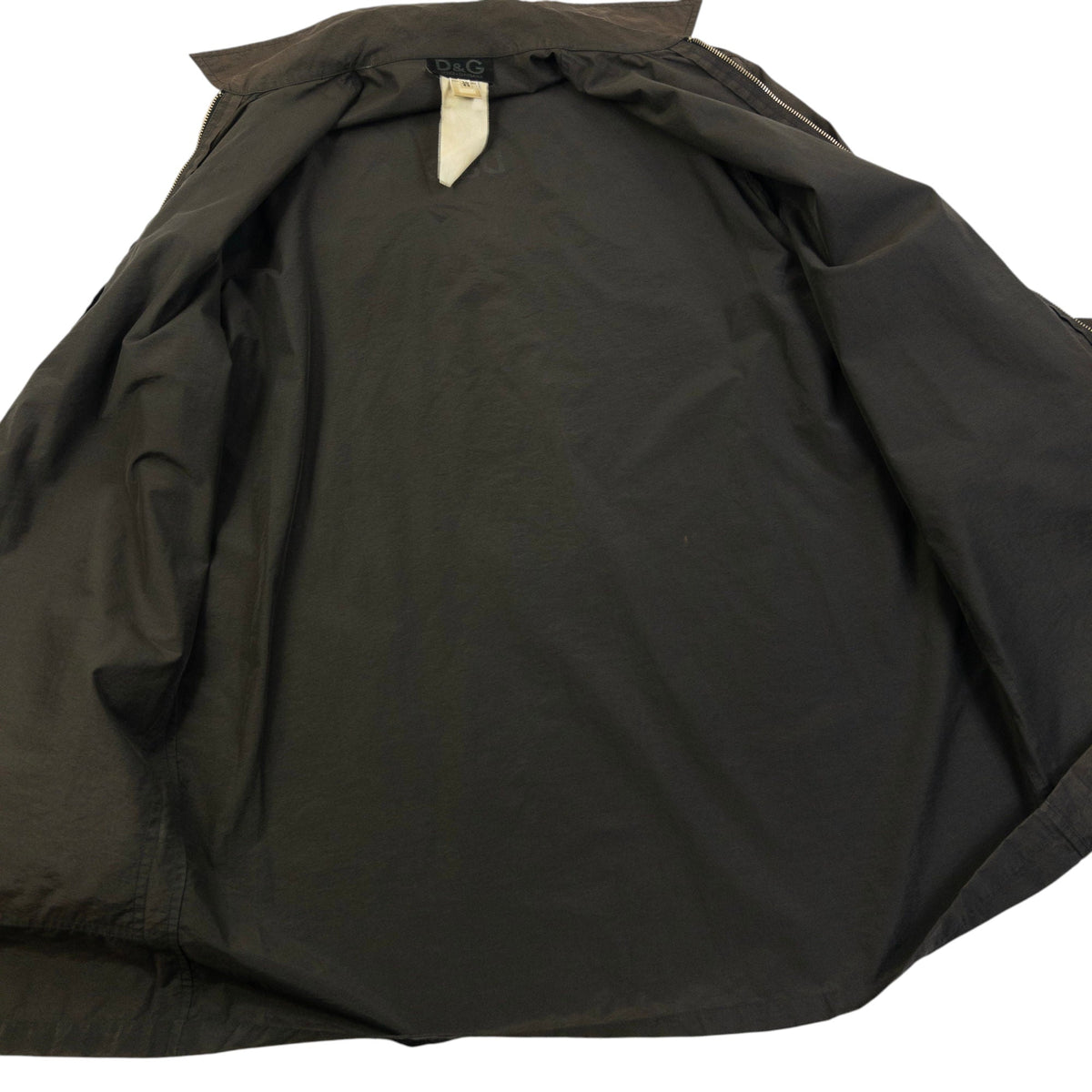 Vintage 2000s Dolce & Gabbana Waterproof Lightweight Jacket Size M | Medium, Brown