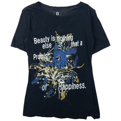 Vintage B By Yohji Yamamoto Lightweight Graphic T Shirt Womens Size M