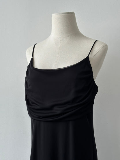 Vintage 1990s Asymmetric Maxi Dress - M-L