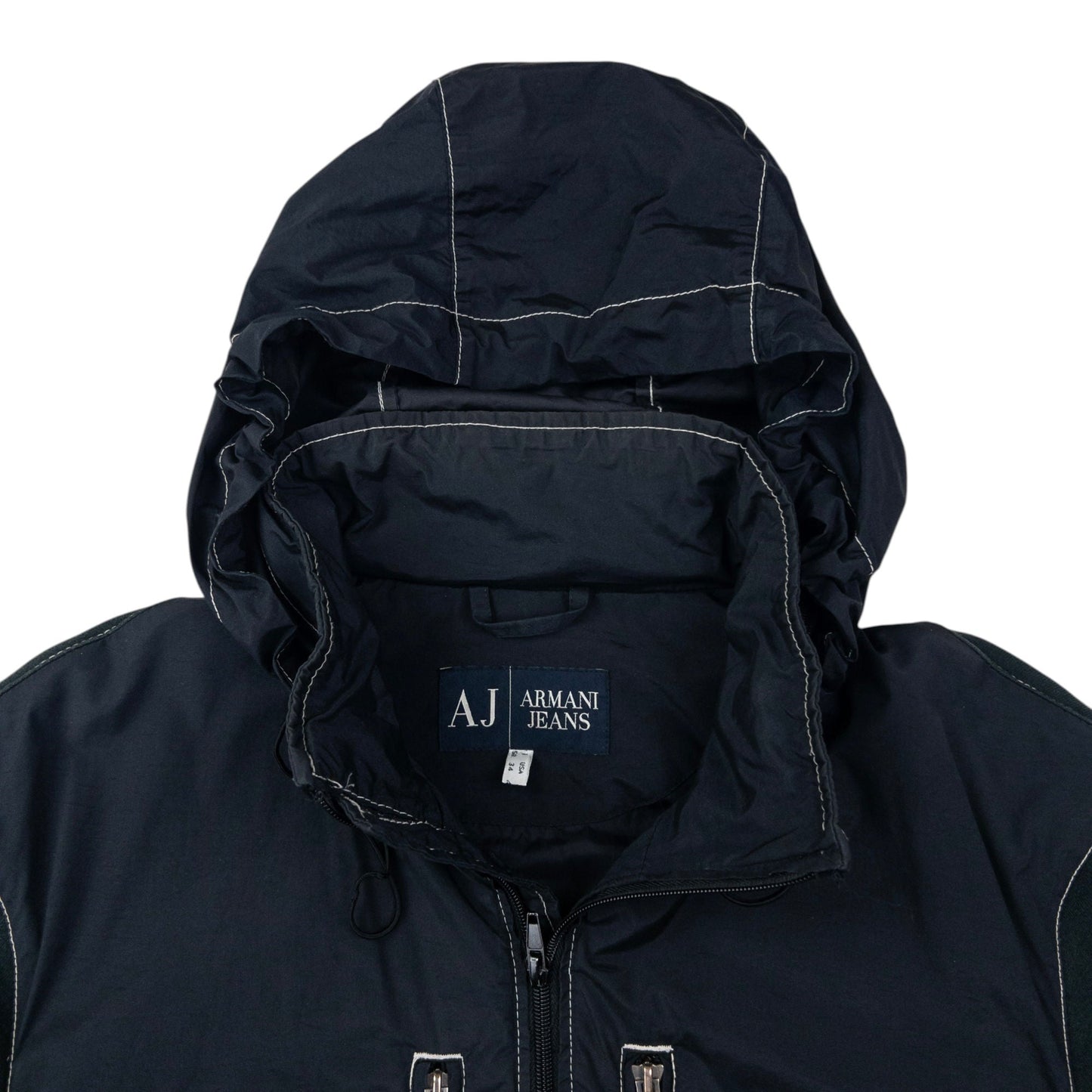 Vintage Armani Jeans Zip Up Jacket Size S