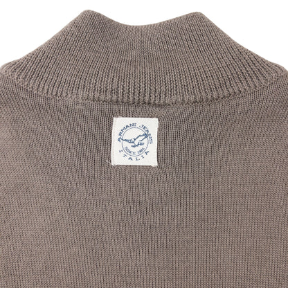 Vintage 2000s Armani Jeans Zip Up Jumper Size L | Large, Beige