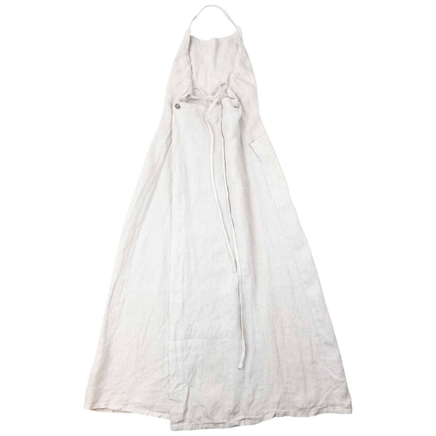 Vintage 1999 CP Company Tie-Back Linen Dress Womens Size M | Medium, Grey