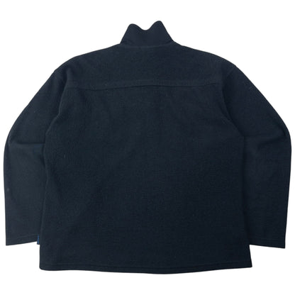 Vintage 90s Versace Jeans Couture Q Zip Fleece Sweatshirt Size S