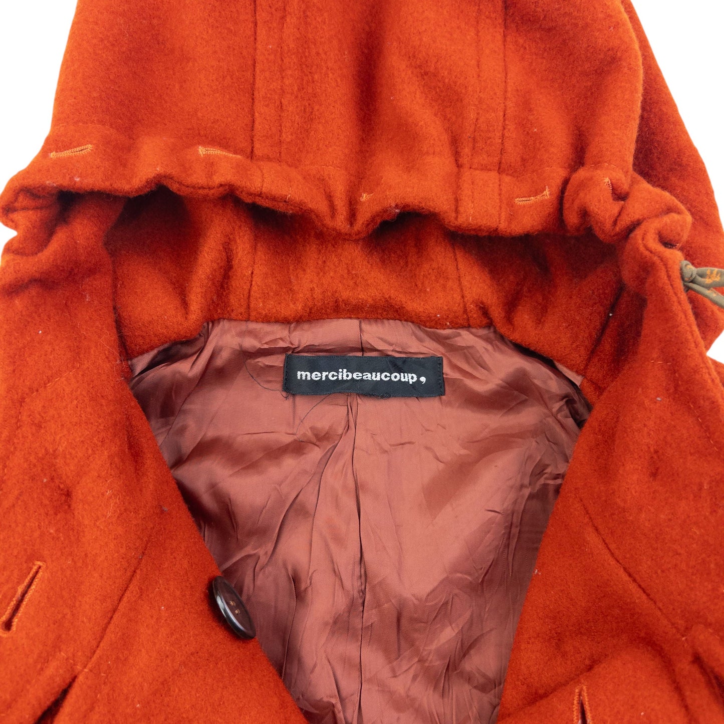 Vintage 2000s Mercibeaucoup By Issey Miyake Wool Jacket Womens Size S | Small, Orange
