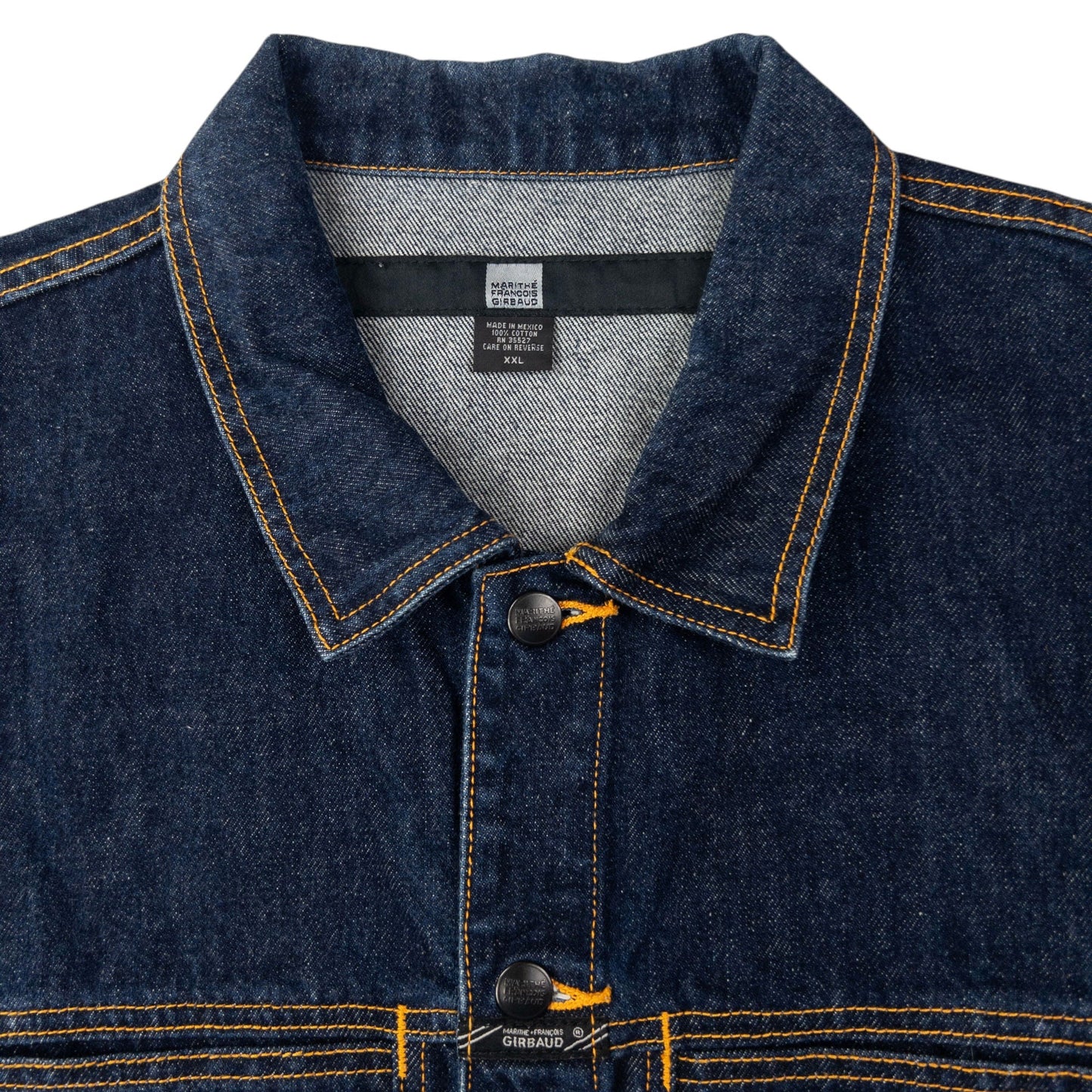 Vintage Marithe + Francois Girbaud Sleeveless Denim Jacket Size XXL