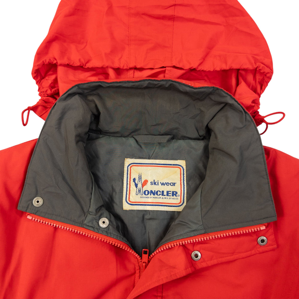 Vintage 90s Moncler Zip Up Padded Jacket Size M | Medium, Grey