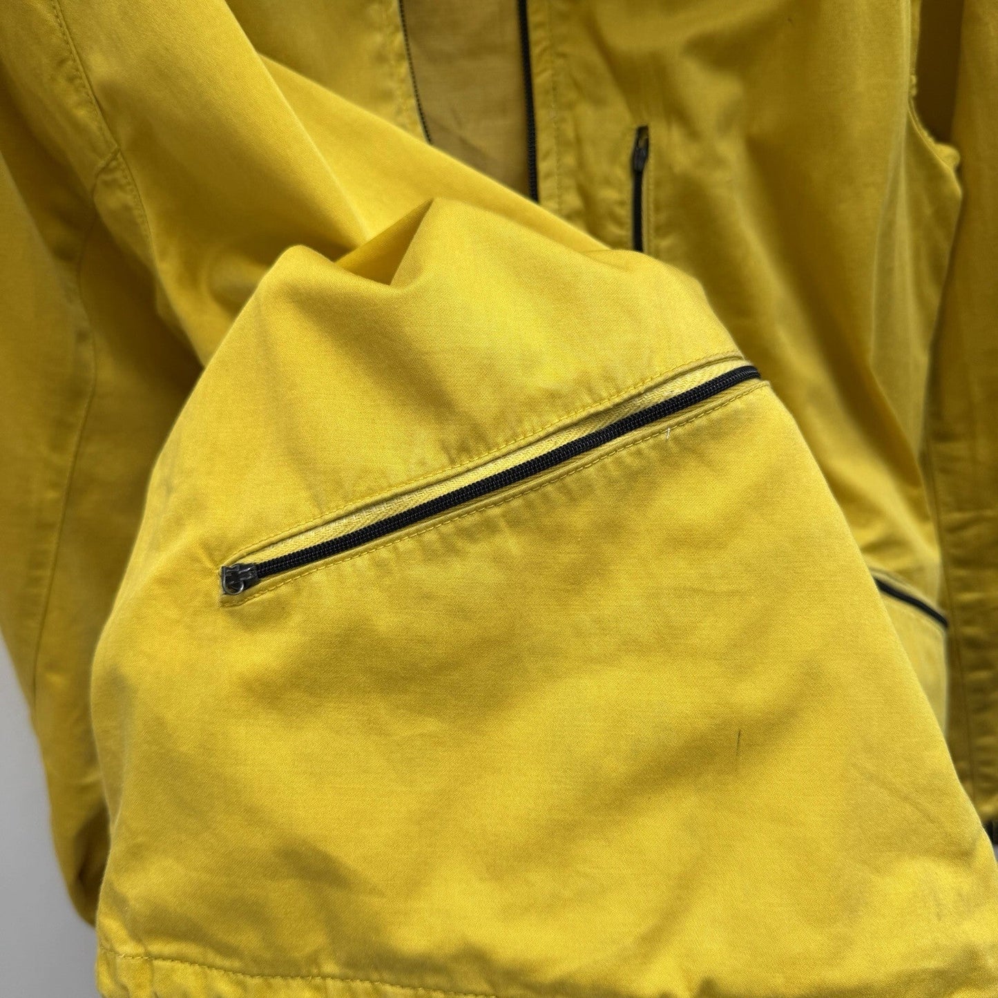 00’s Stone Island Raso Gommato Jacket (M) | Large, Yellow