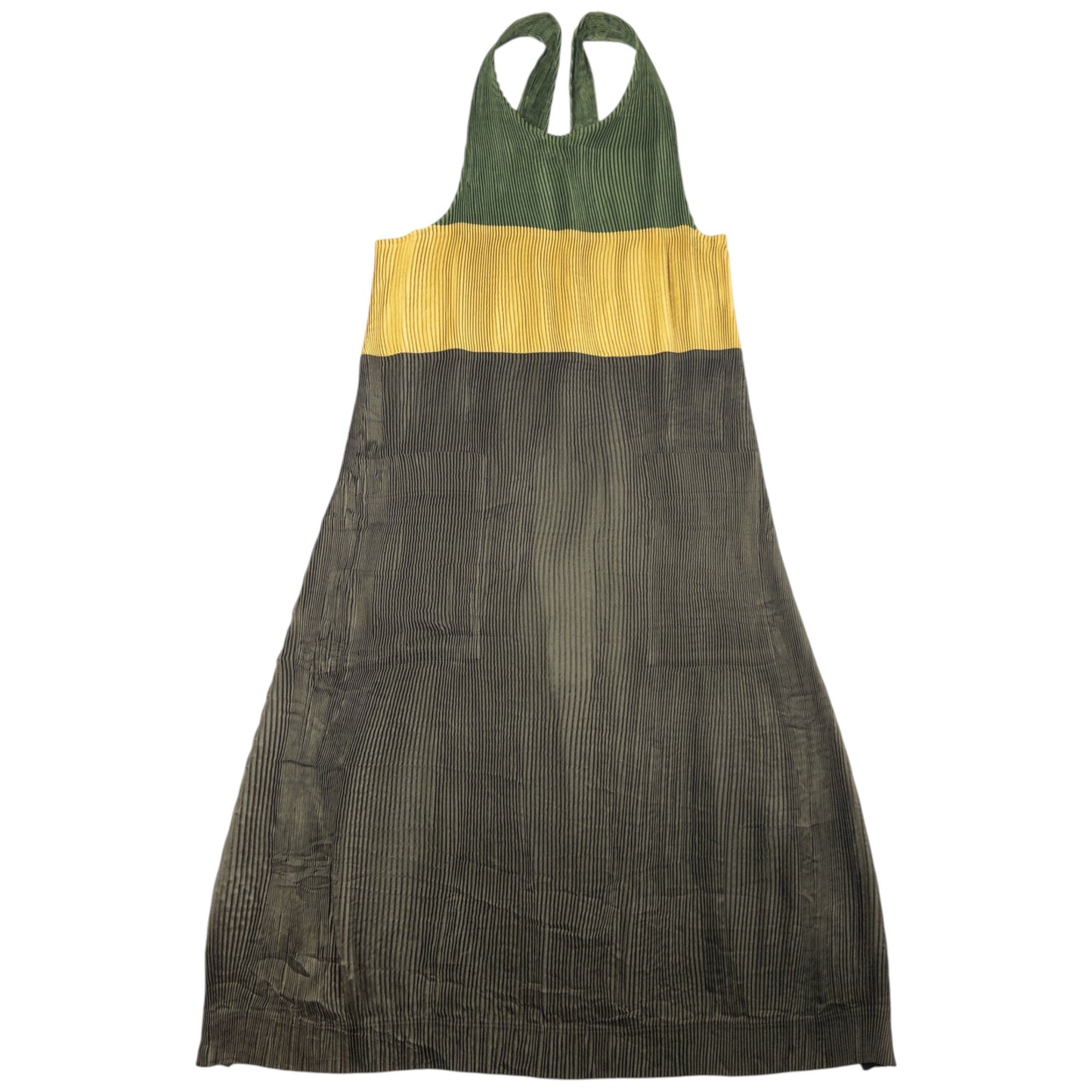 Vintage 90s Issey Miyake Pleated Dress Womens Size M
