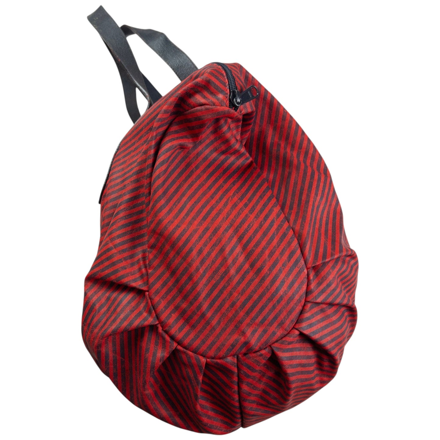 Vintage Gucci Striped Shoulder Bag & Matching Pouch